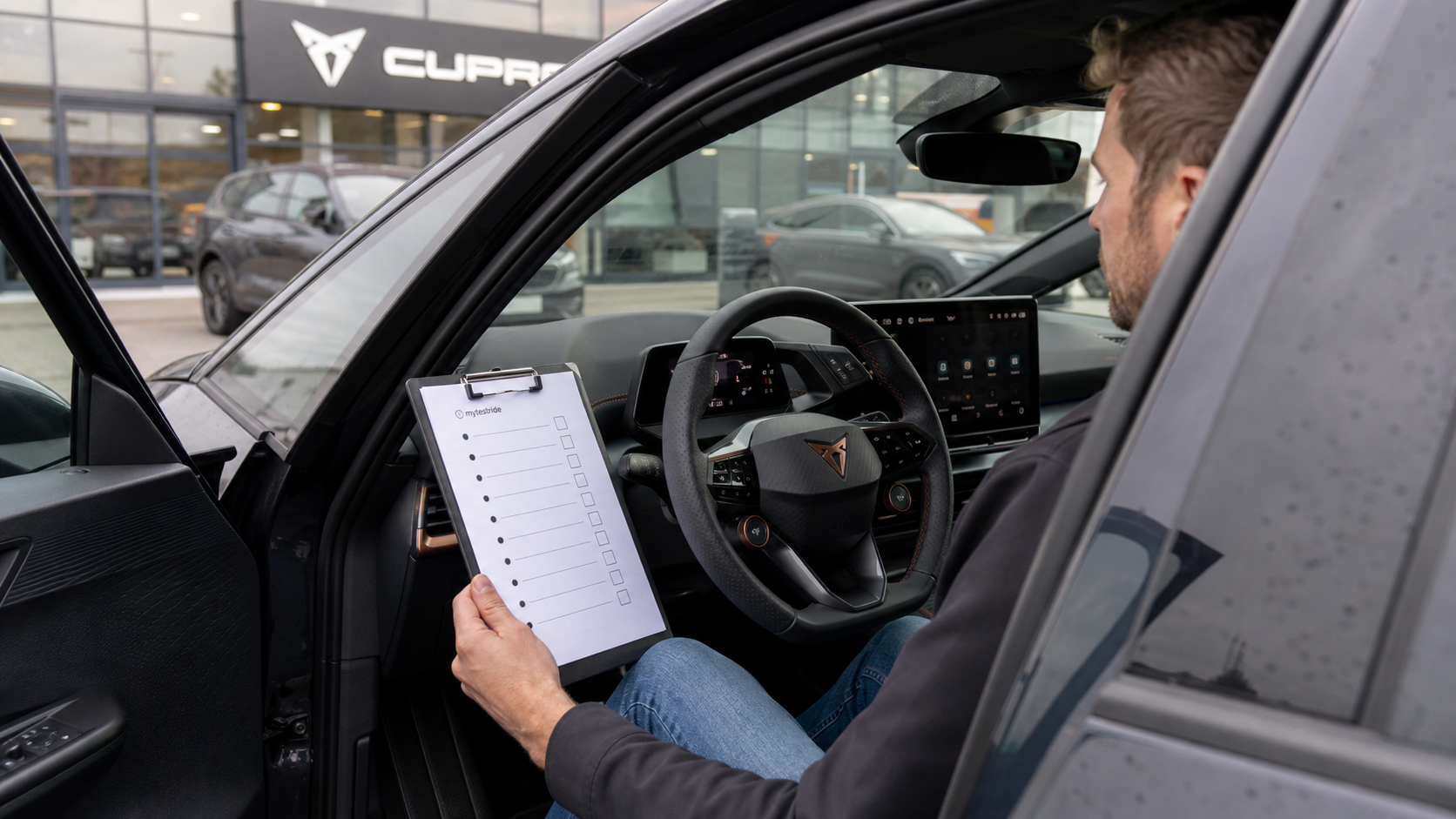 cupra probefahrt mit checkliste