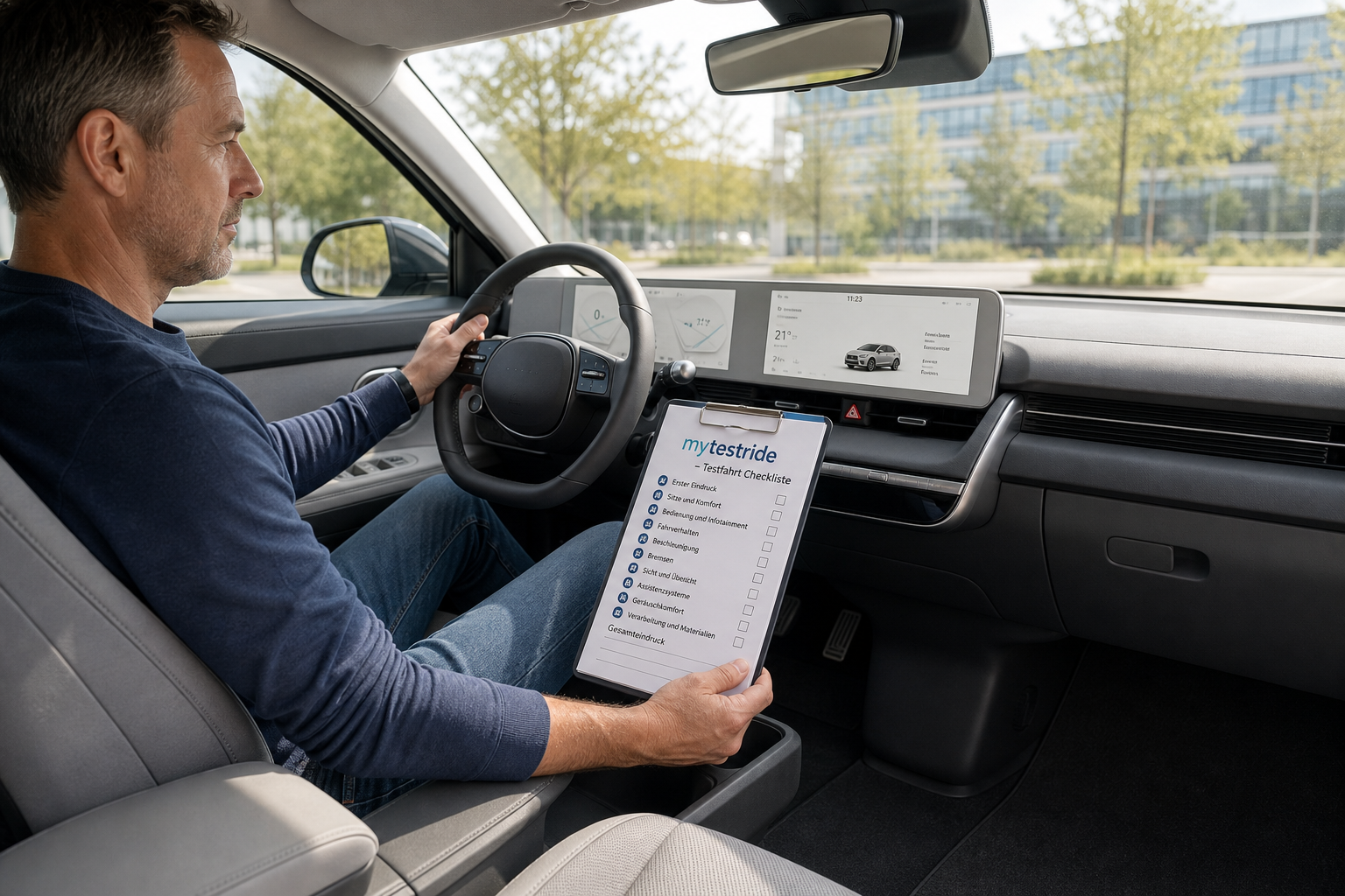 hyundai probefahrt mit checkliste