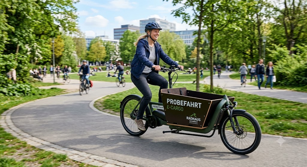 lastenrad probefahrt